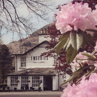 Tweedies Bar & Lodge is a rustic wedding venue in Grasmere, Cumbria