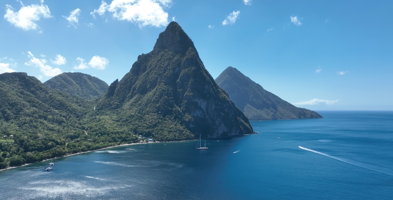 sea and hills landscape